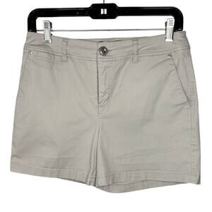 Tribal Jeans Tan Khaki Cotton Blend Shorts Women's 4